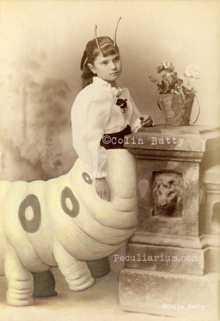 Illustration for article titled Artist Paints On Old Photographs And Turns Victorians Into Monsters